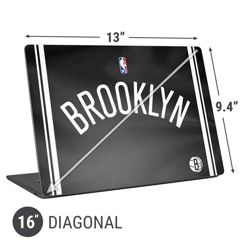 NBA Brooklyn Nets Jersey Universal Laptop 16in (13 x 9.4in) Skin